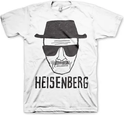 Obrázok produktu pre Tričko Heisenberg Sketch - Veľké - Biele