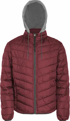 Produktbild von rovic herren leichte steppjacke - dunklerot, L