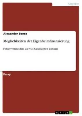 Immagine prodotto di Möglichkeiten der Eigenheimfinanzierung