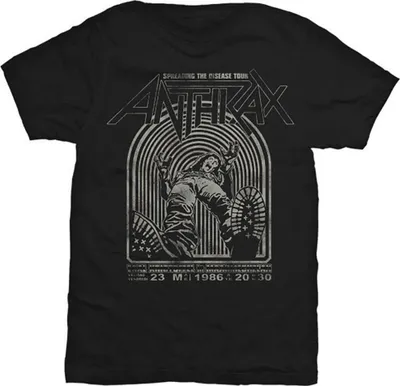 Produktbild von Anthrax T-Shirt Spreading the disease Uni Black S