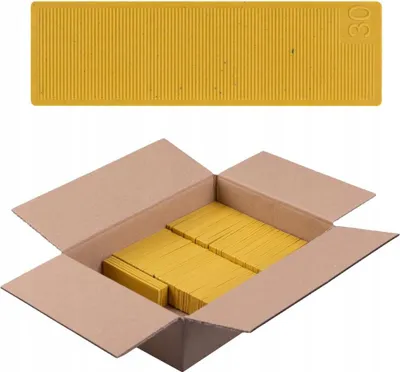 Produktbild von Distanzunterlagen S3004 - 30x100x4mm - 100 Stück - langlebig - präzise Montage - vielseitig einsetzbar