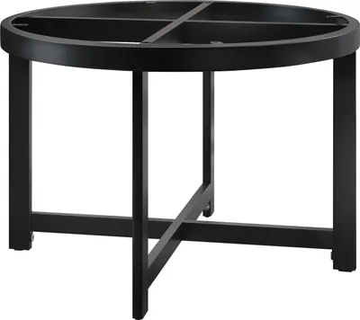 Produktbild von ORLANDO | Bistro Lounge Tischgestell | Ø68,5 x H50 cm | Schwarz | Tischgestell Schwarz, Tischgestell Gastro