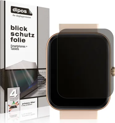 Produktbild von Blickschutzfolie für Fireboltt Neptune matt Schutzfolie Folie Display Schutz dipos