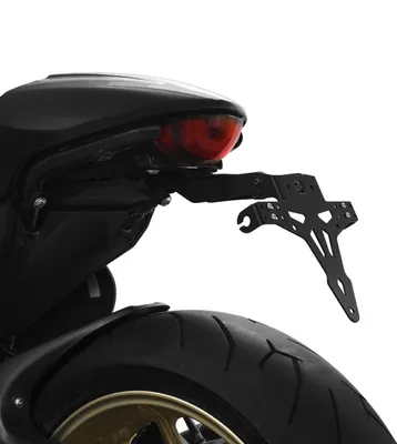 Produktbild von Hashiru Kennzeichenhalter für Ducati Scrambler 800 17-23, Stahl, Neigungswinkel einstellbar