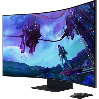 Produktbild von Samsung G97NC, 139,7 cm (55"), 3840 x 2160 Pixel, 4K Ultra HD, LED, 1 ms, Schwarz