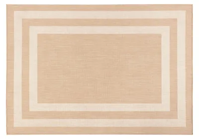 Produktbild von Teppich Terrace Bordüre in Beige 60 x 110 cm