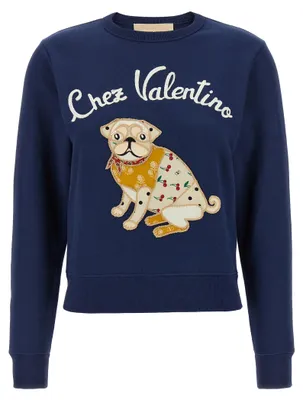 Produktbild von Valentino Garavani Sweatshirt aus Baumwolle in Blau