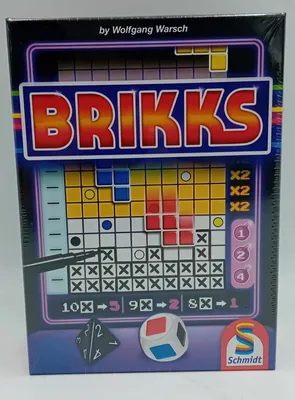 Produktbild von Schmidt Spiele Brikks Spiel Englisch