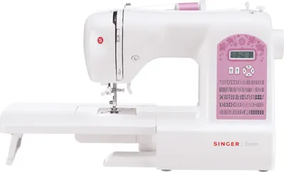 Produktbild von SINGER STARLET 6699, Weiß, Pink, Nähen, 1 Schritt, 750 Stiche pro Minute, Elektro, 320 mm