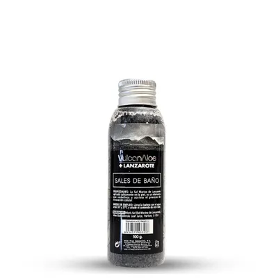 Image de Vulcanaloe Salth Aloe Plus Lanzarote 100 ml. Sel marin enrichi en poussière volcanique des îles Canaries.