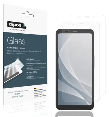 Image de 2x Protection ecrán pour Bigme Hibreak Dual2 mat Verre souple Film Protecteur 9H dipos