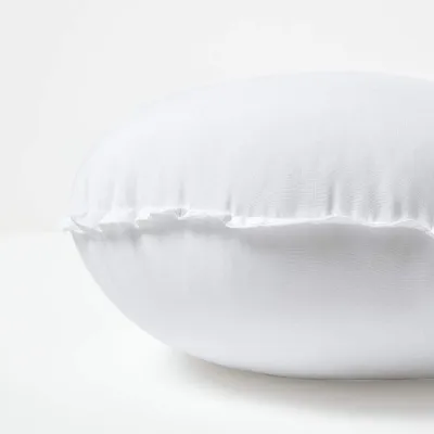 Produktbild von Rundes Füllkissen aus silikonisierter Super-Mikrofaser als Innenkissen für Sofakissen und Zierkissen, 40 cm