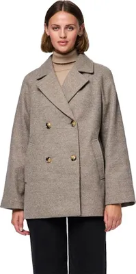 Produktbild von Pieces Marbel Mantel Grau S Frau Grau S