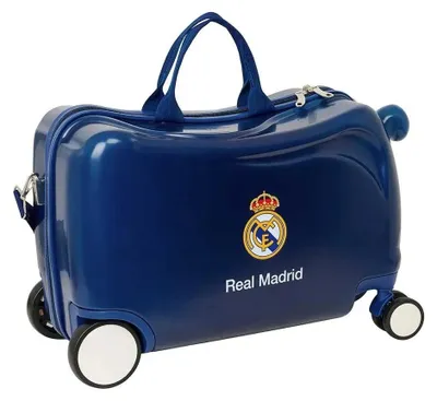 Produktbild von Safta Real Madrid 25l 44x21x27 Cm Koffer Auf Rollen Blau  Kinder Blau One Size