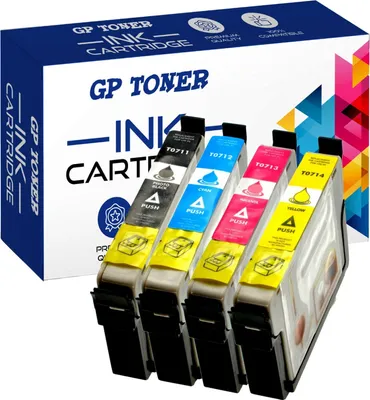 Zdjęcie produktu dla 4x Tusz do Epson SX210 215 218 400 405 410 415 417