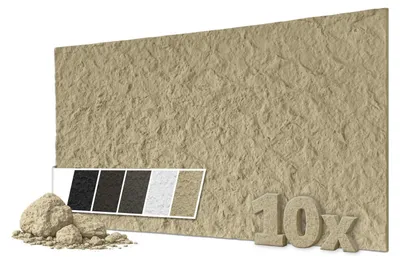 Produktbild von HEXIM Wandpaneele 3D Steinoptik 120x60cm – PolyurethanWandverkleidung in Bruchstein-Felsen Kunststoff-Steinwand 2cm Stärke