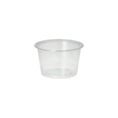 Produktbild von Dressingbecher, PP rund 100 ml Ø 7,1 cm · 4,3 cm transparent