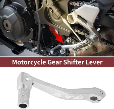 Image de Levier De Changement De Vitesse Pliable Pour Moto Pour Yamaha Ttr 50Cc En Alliage D'Aluminium Bras De Levier De Changement De Vitesse Ton Argenté