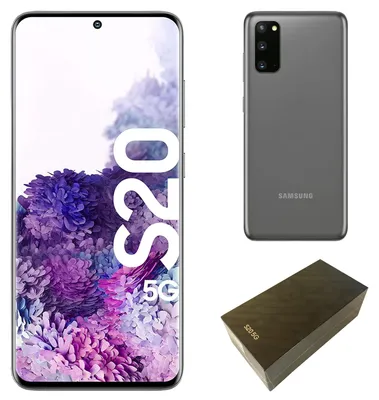 Immagine prodotto di SAMSUNG Galaxy S20 5G Dual-SIM-Smartphone cosmic gray 128 GB