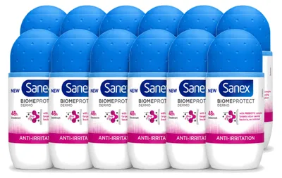 Obrázok produktu pre 12 kusov – Sanex BiomeProtect Dermo, antiperspirant roll-on, 50 ml – výhodný balík – 12 kusov