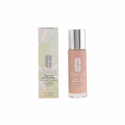 Produktbild von Clinique Beyond Perfecting Foundation + Concealer, Flasche, Flüssigkeit, Mischhaut, trockene Haut, ölige Haut, Messe, Beige, CN 40