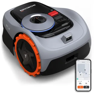 Robot-Rasenmäher ohne Begrenzungskabel, 500 m², RTK-Vision, KI-Mapping