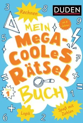 Obrázek produktu pro Mein megacooles Rätselbuch - Rechnen | Logik | Spaß mit Zahlen - ab 8 Jahren - Band 1