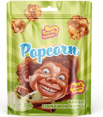 Produktbild von Krusty Krunch Popcorn Baked Cinnamon Apple 30g