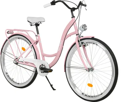 Produktbild von Milord Komfort Stadtfahrrad Fahrrad City Damenfahrrad, 26 Zoll, Rosa, 3-Gang