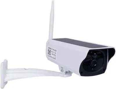 Zdjęcie produktu dla Kamera zewnętrzna - Kamera do monitoringu domu - Zasilana energią słoneczną - Rozdzielczość 1080P HD - Czarna