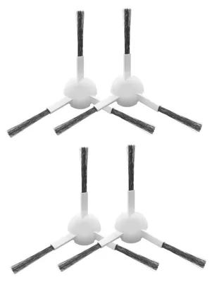 Produktbild von 4 Stück Dreame Ersatz-Seitenbürstenpaar für Dreame Staubsauger L10s Ultra, L10 Ultra, L10 Prime, spiralförmige Form zum Entfernen von Schmutz und Ablagerungen und an Kanten von Räumen