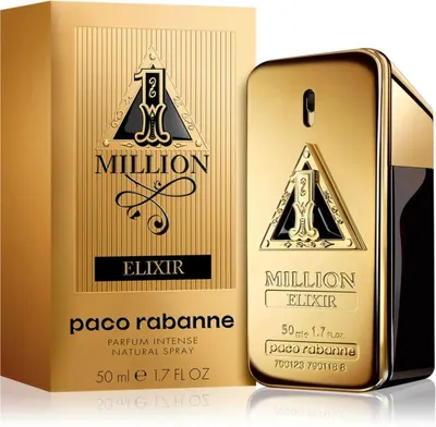 Obrázek produktu pro Rabanne 1 Million Elixir, Pánské, 50 ml, Sprej, ALCOHOL DENAT. PARFUM (FRAGRANCE) AQUA (WATER) LIMONENE COUMARIN LINALOOL BUTYL..., 1 kusů