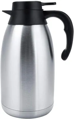 Productafbeelding van RVS snelkookpan, vacuümgeïsoleerde waterkoker, RVS thermoskan voor koffie, thee en water (2 liter)