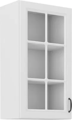 Immagine prodotto di Armadietto superiore alto vetrato SOPHIA - larghezza 40 cm, bianco