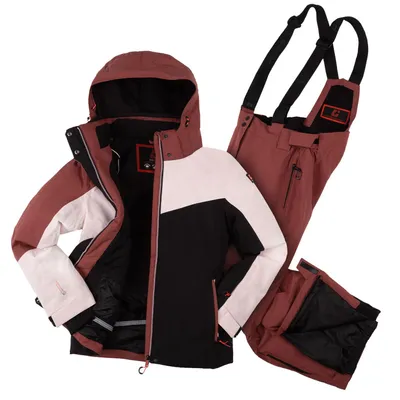 Produktbild von killtec 2-teiliger Skianzug Damen altrosa wasserdicht winddicht Gr. 42