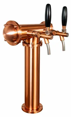 Produktbild von Beer Tower "Mr. T" Bronze 2 leitig mit Schankhähnen