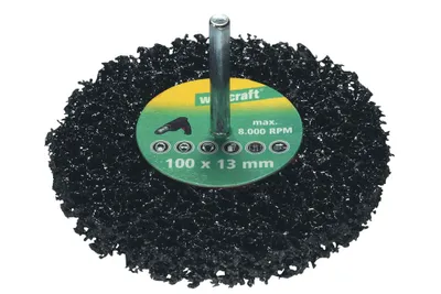 Obrázek produktu pro Wolfcraft Univerzální čistící kotouč 100x13mm do vrtačky, stopka 6mm 1674000