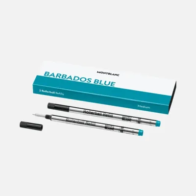 Productafbeelding van Montblanc Refill RB M 2x1 BARBADOS blauw PF merk