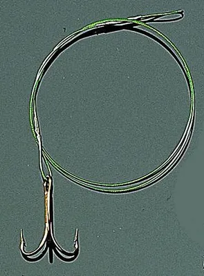 Produktbild von Jenzi Drilling an 70cm Stahl-Vorfach Gr.8