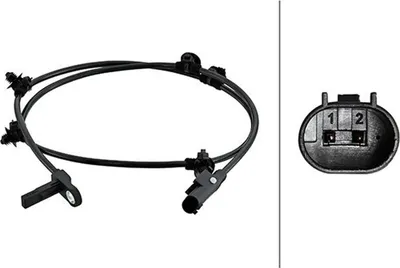 Produktbild von HELLA ABS Sensor Raddrehzahl Hinten passend für MERCEDES-BENZ V-Klasse (W447) 6PU 230 048-271