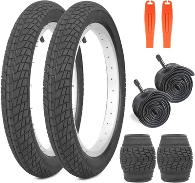 Produktbild von Fahrradreifen 12,5/18 Zoll mit Innereifen – Set mit 2 Stück