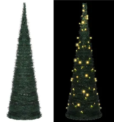 Immagine prodotto di Vidaxl Albero di Natale artificiale con Beleuchtung Pop-up 210 cm Grün