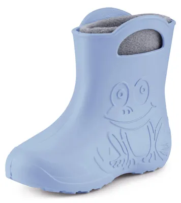 Produktbild von Ladeheid Eva Kinder Jungen Mädchen Gummistiefel Regenschuhe gefüttert LA-CA-03 (Hellblau, 22/23 EU)