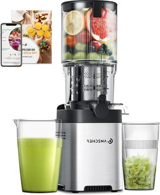 Image de Centrifugeuse à deux alésages de 126 mm pour fruits et légumes entiers