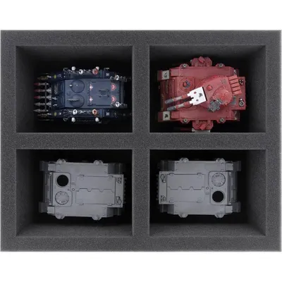 Immagine prodotto di Inserto in schiuma a 4 scomparti per veicoli di Warhammer 40.000