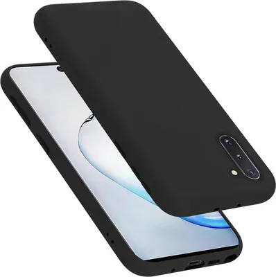 Produktbild von Cadorabo Schutzhülle für Samsung Galaxy NOTE 10 Hülle in Schwarz Handyhülle Case Cover TPU Etui