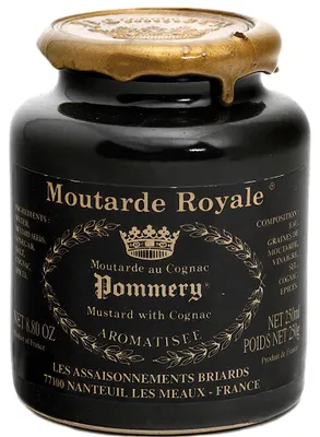 Produktbild von Pommery Moutarde Royale Meaux-Senf mit Cognac, körnig 250g