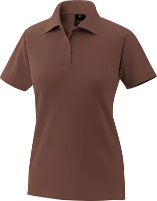 Produktbild von Damenpoloshirt Fb. toffee Gr. XS : 65% Baumwolle 35% Polyester 220 g/m² : XS : toffee