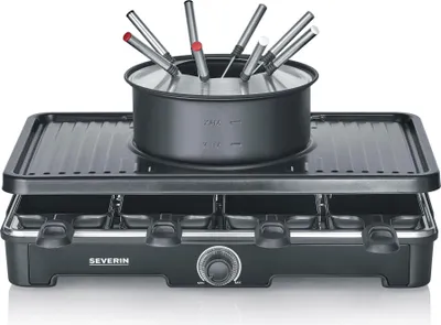 Obrázek produktu pro Severin RG 2347, 8 člověk/lidí, Plast, Černá, Obdélníkový, Otočné, 1,95 m