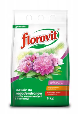 Zdjęcie produktu dla Nawóz do rododendronów hortensji roślin wrzosowatych NPK nawóz do kwiatów 3kg